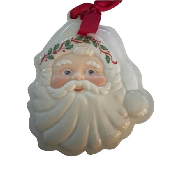 Lenox Christmas Holiday Santa Cookie Press Hanging Ornament - Picture 4 of 5